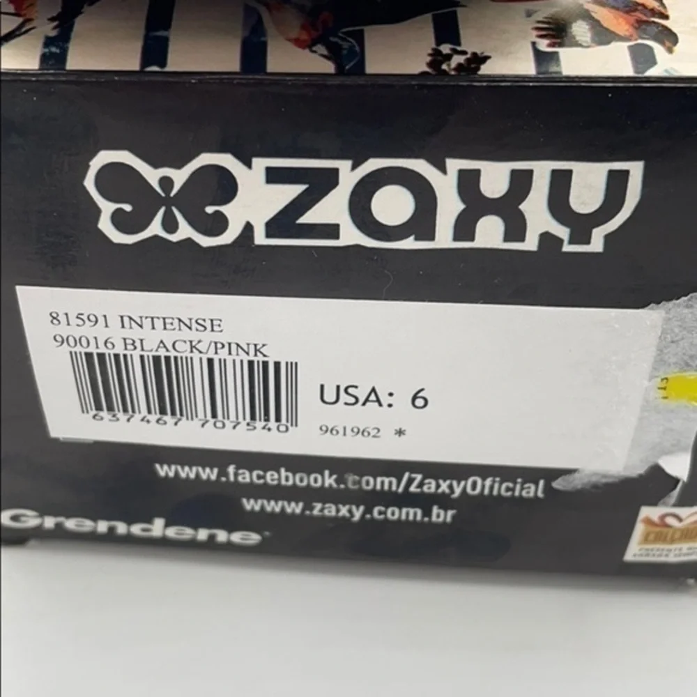 ZAXY Black & Pink intense flip flops